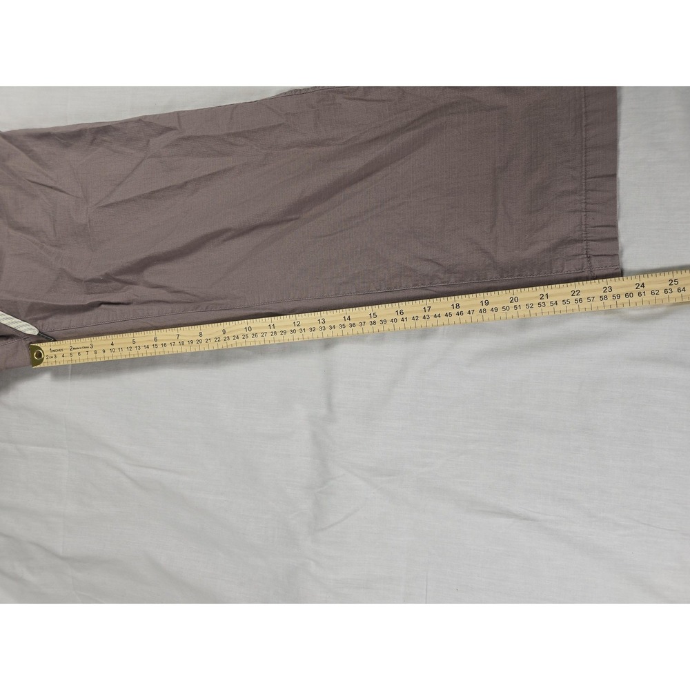 Vuori Pants Womens XS Brown Wide Leg Crop Elastic Waist Zip Pocket Stretch - Picture 6 of 9